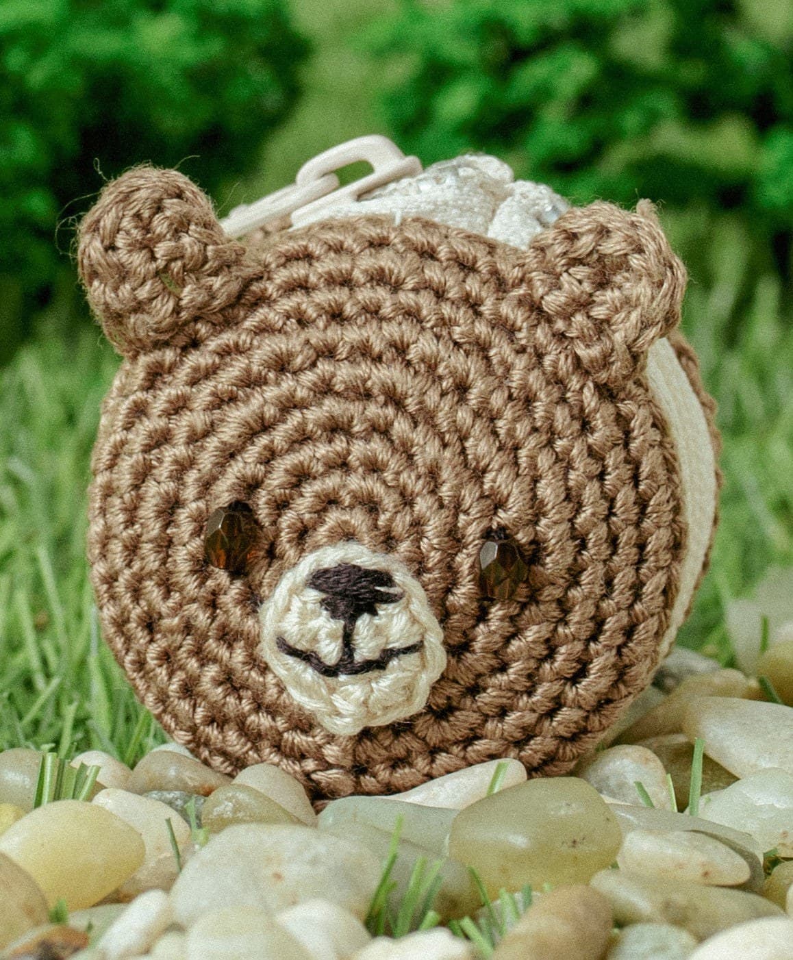 Bear crochet pouch kit