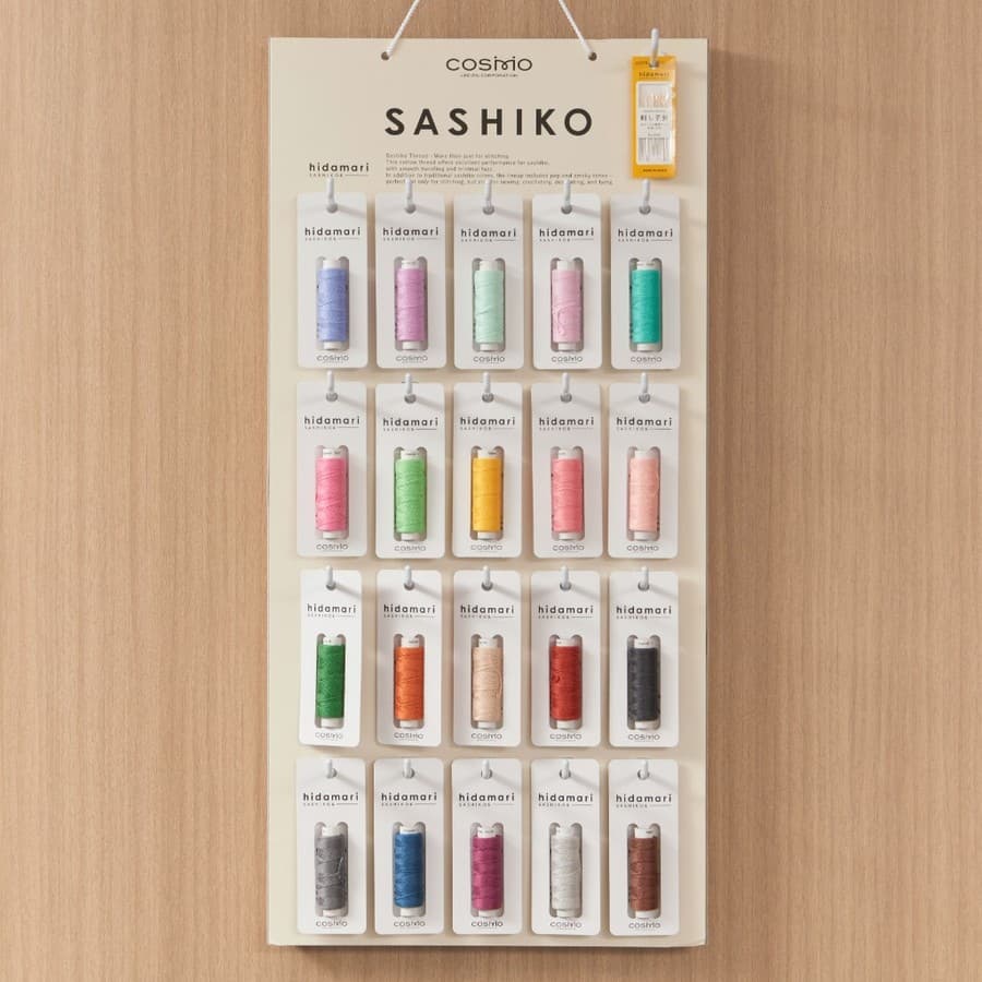 hidamari sashiko thread display