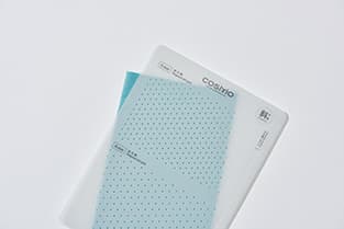 Sashiko template plates with grid hole patterns