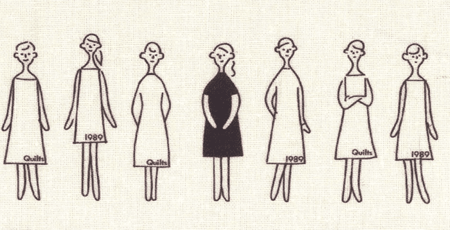 100 Ladies fabric before stitching